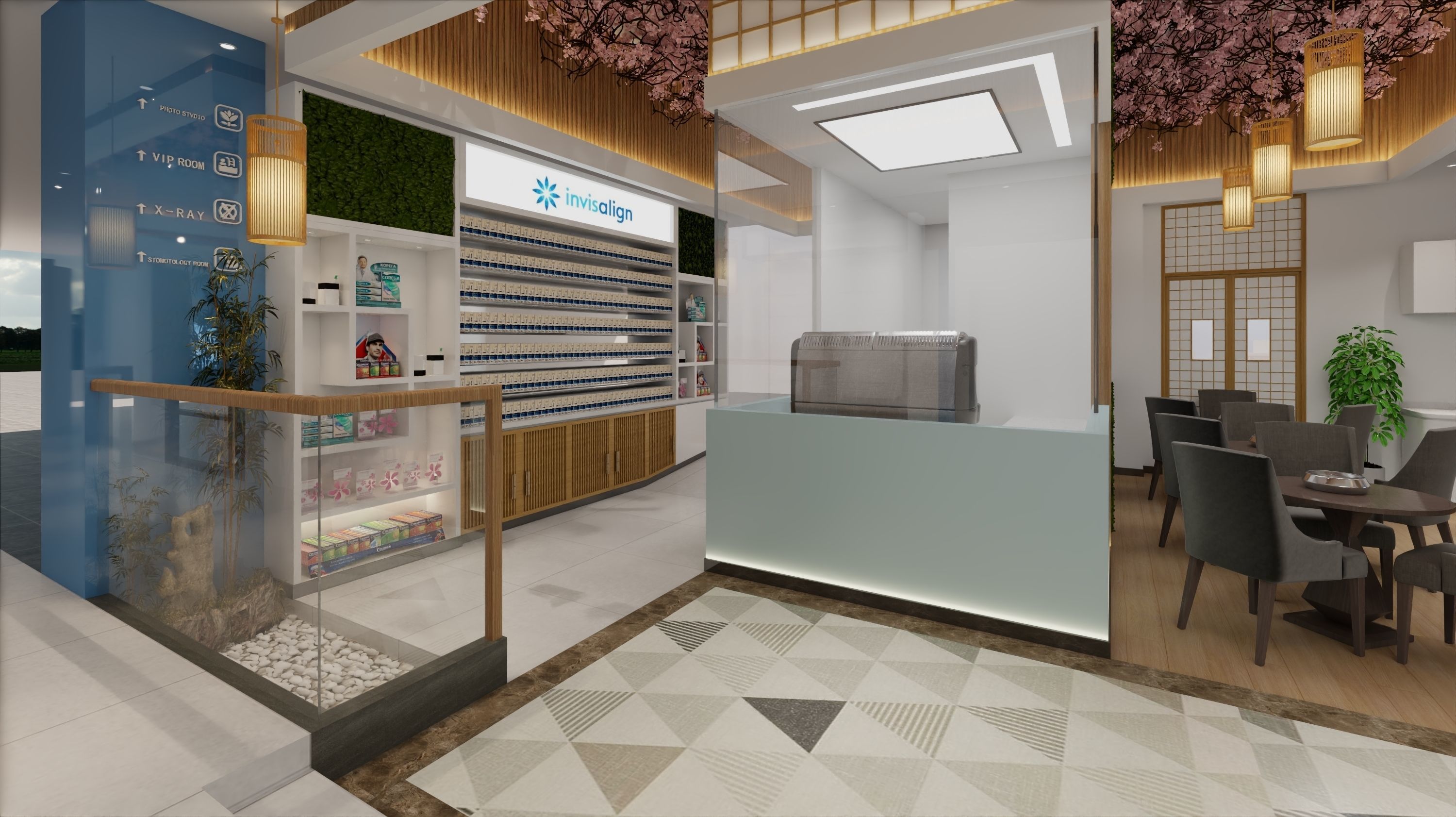 Privet Dental clinic - reception - medical care 3D model_4