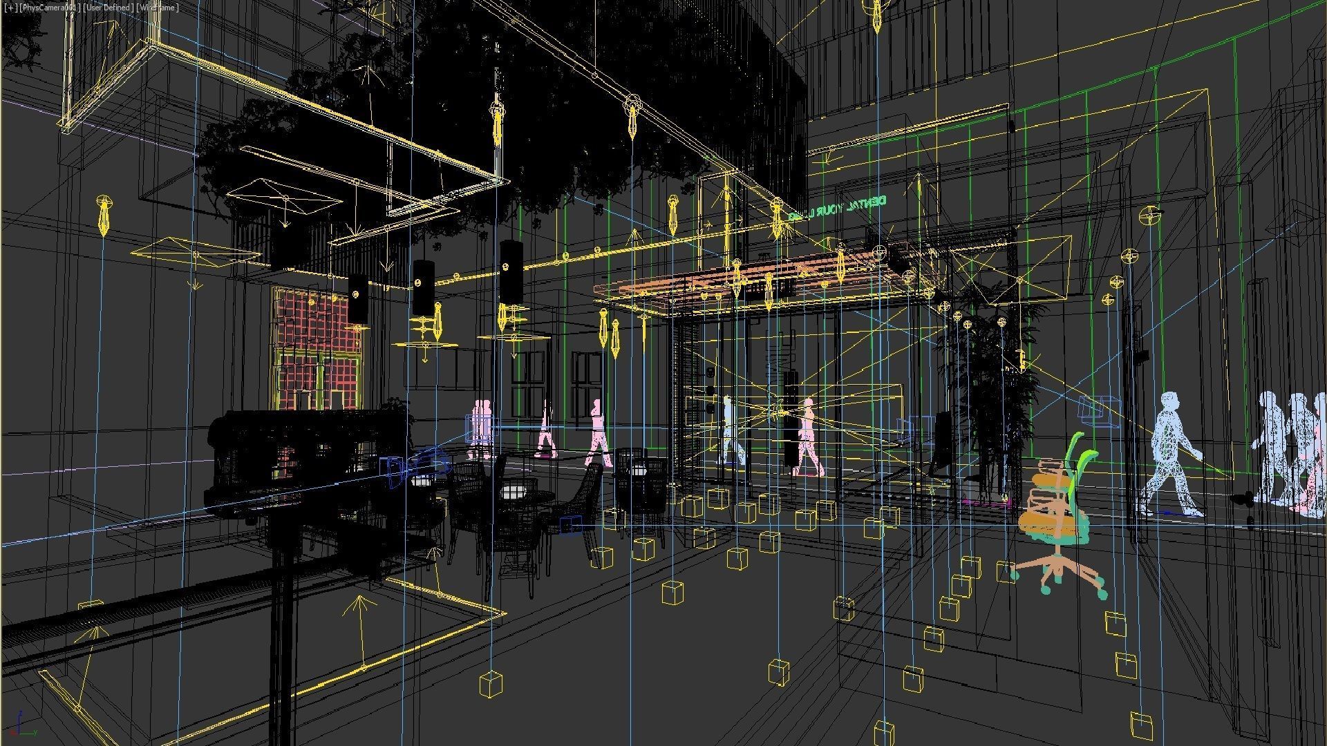 Privet Dental clinic - reception - medical care 3D model_11