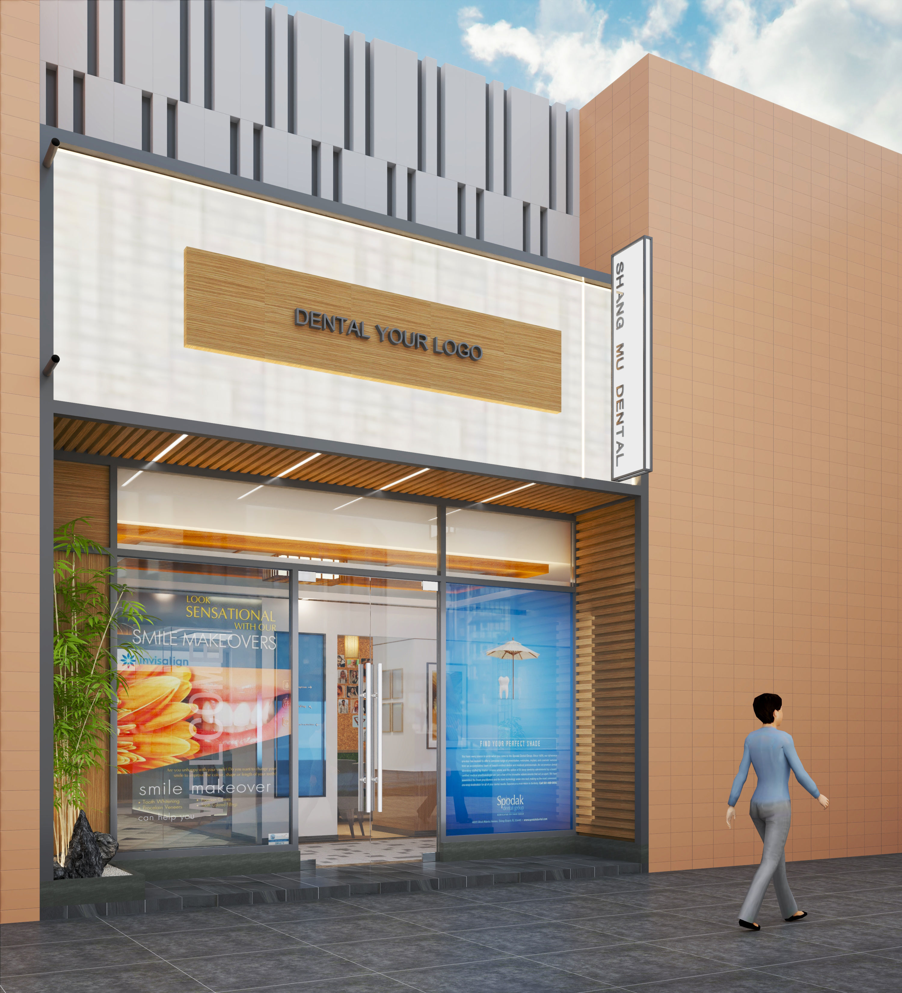 Privet Dental clinic - reception - medical care 3D model_10