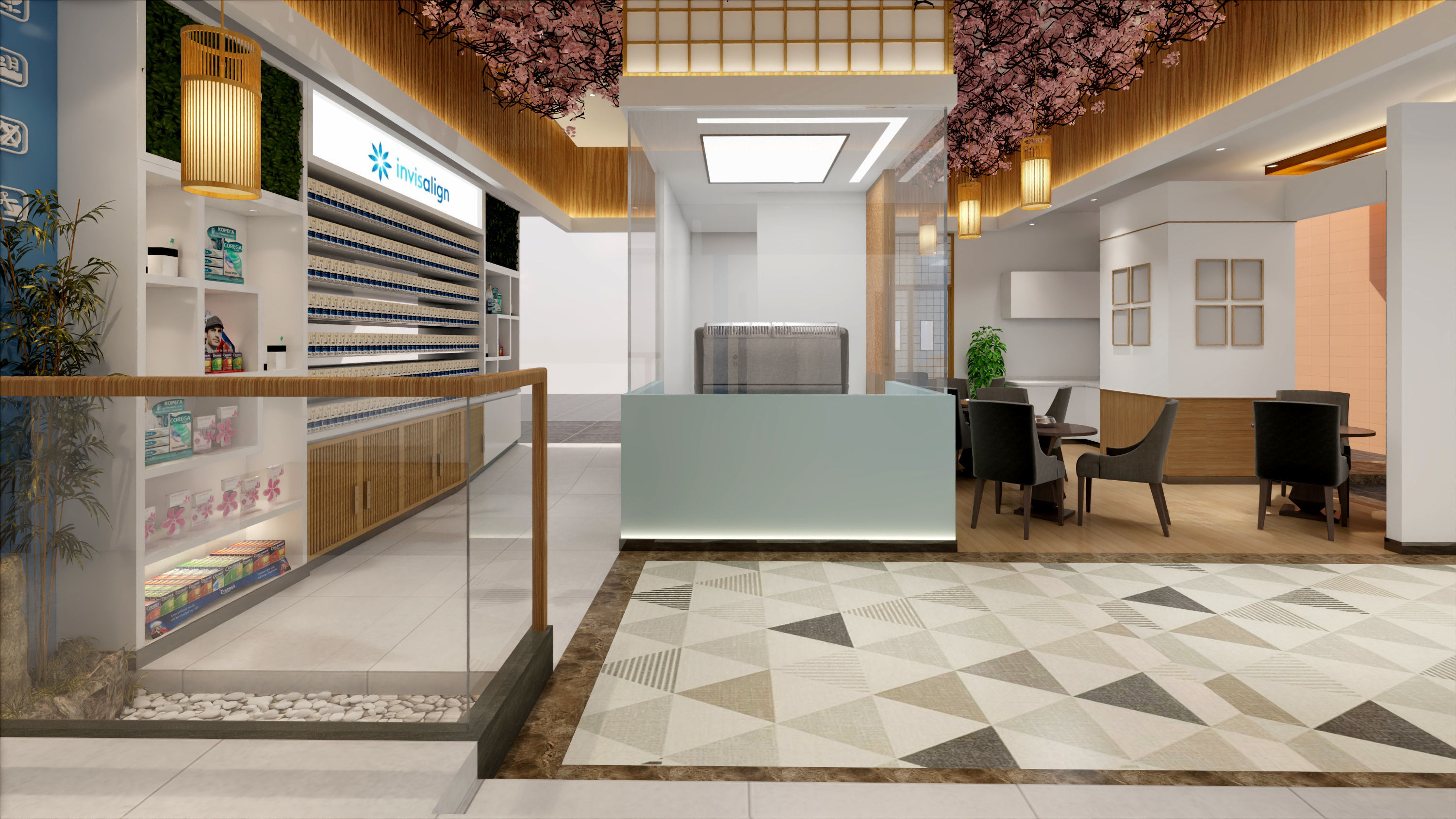 Privet Dental clinic - reception - medical care 3D model_2