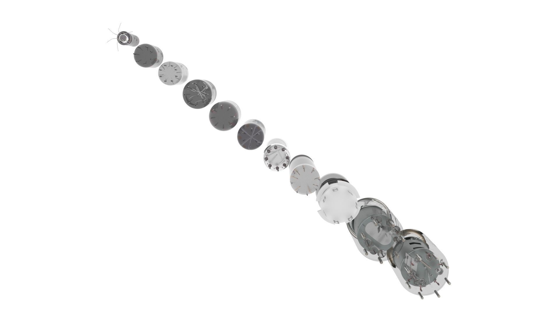 Vacuum Tubes Set 3D model_64