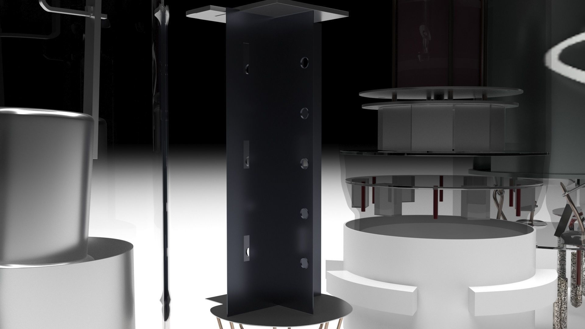 Vacuum Tubes Set 3D model_37