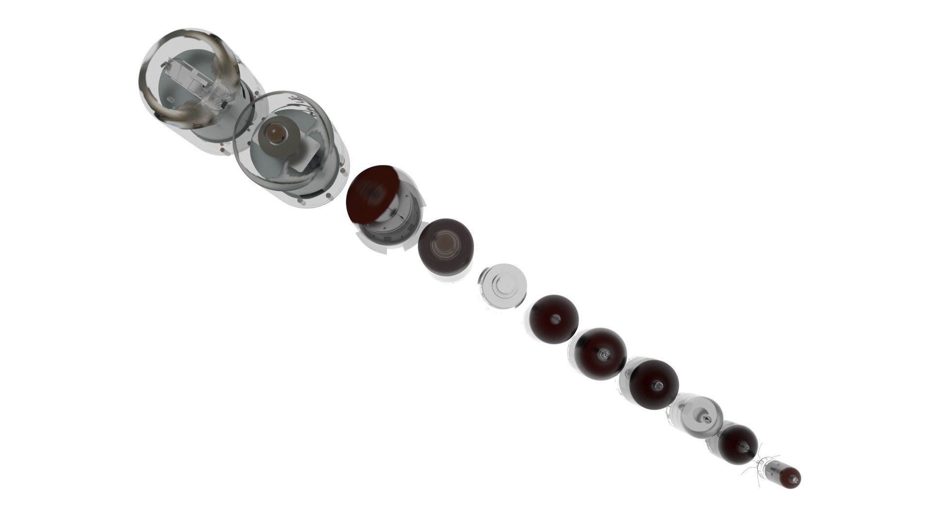 Vacuum Tubes Set 3D model_63