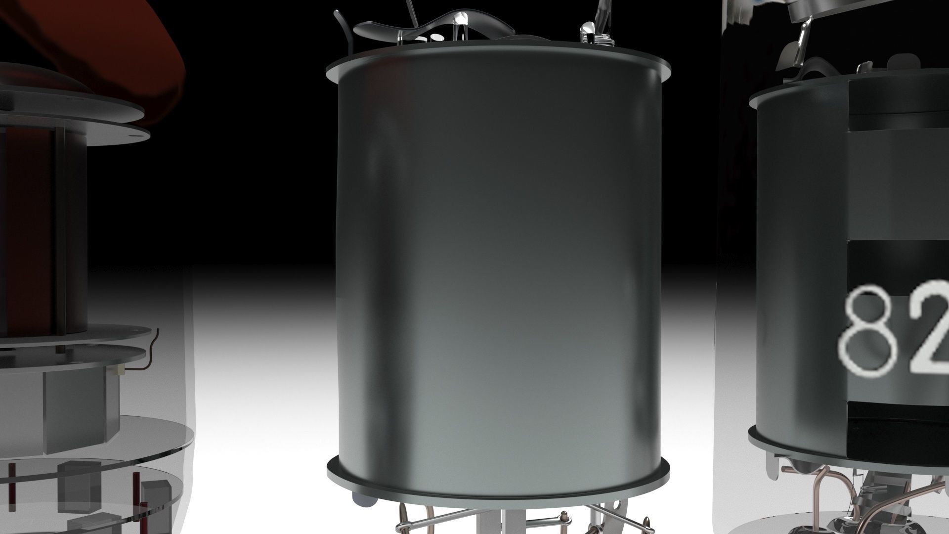 Vacuum Tubes Set 3D model_44