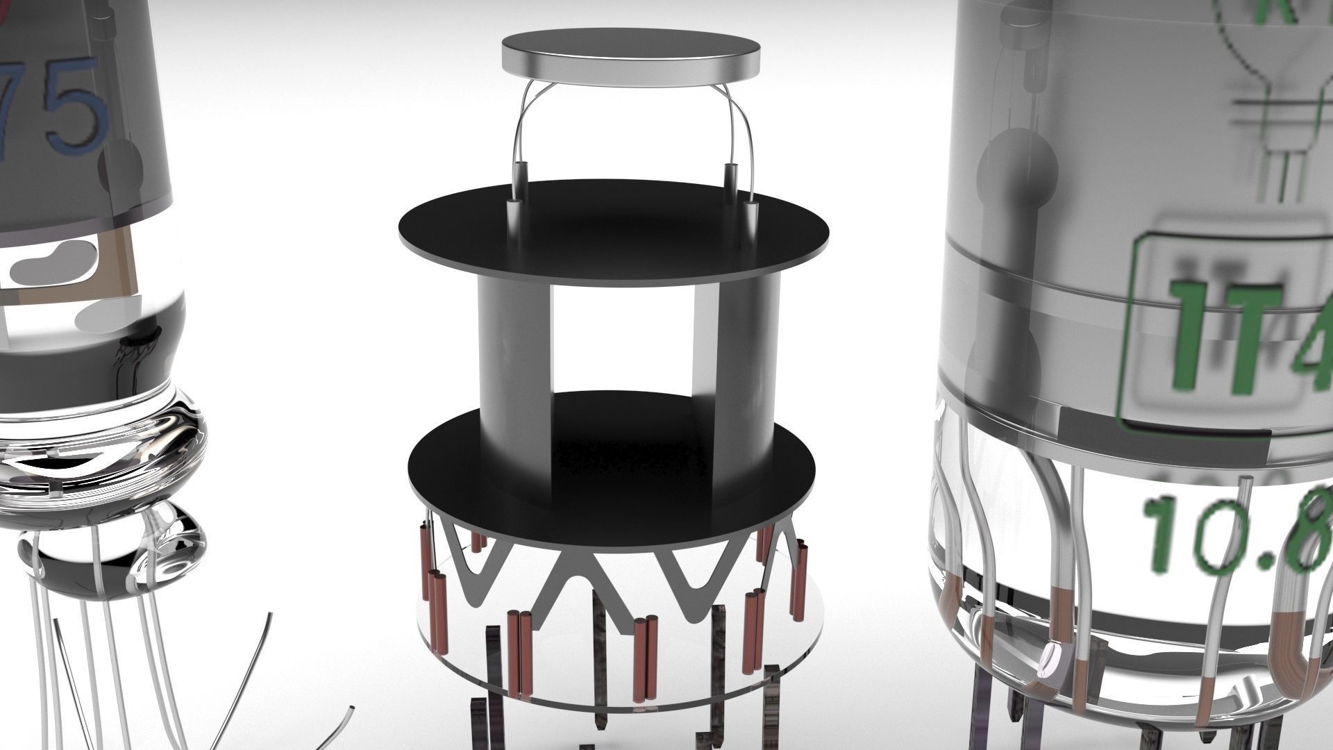 Vacuum Tubes Set 3D model_11