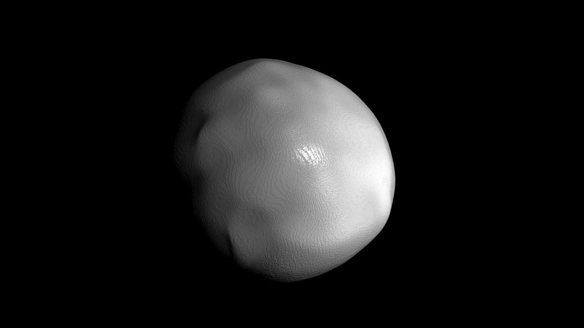 Hygiea Rock 3D model_6