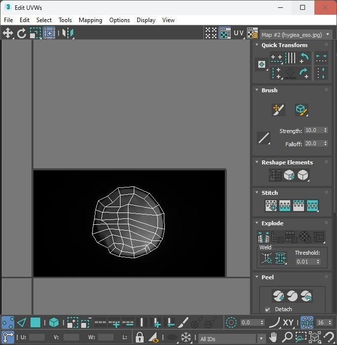 Hygiea Rock 3D model_14