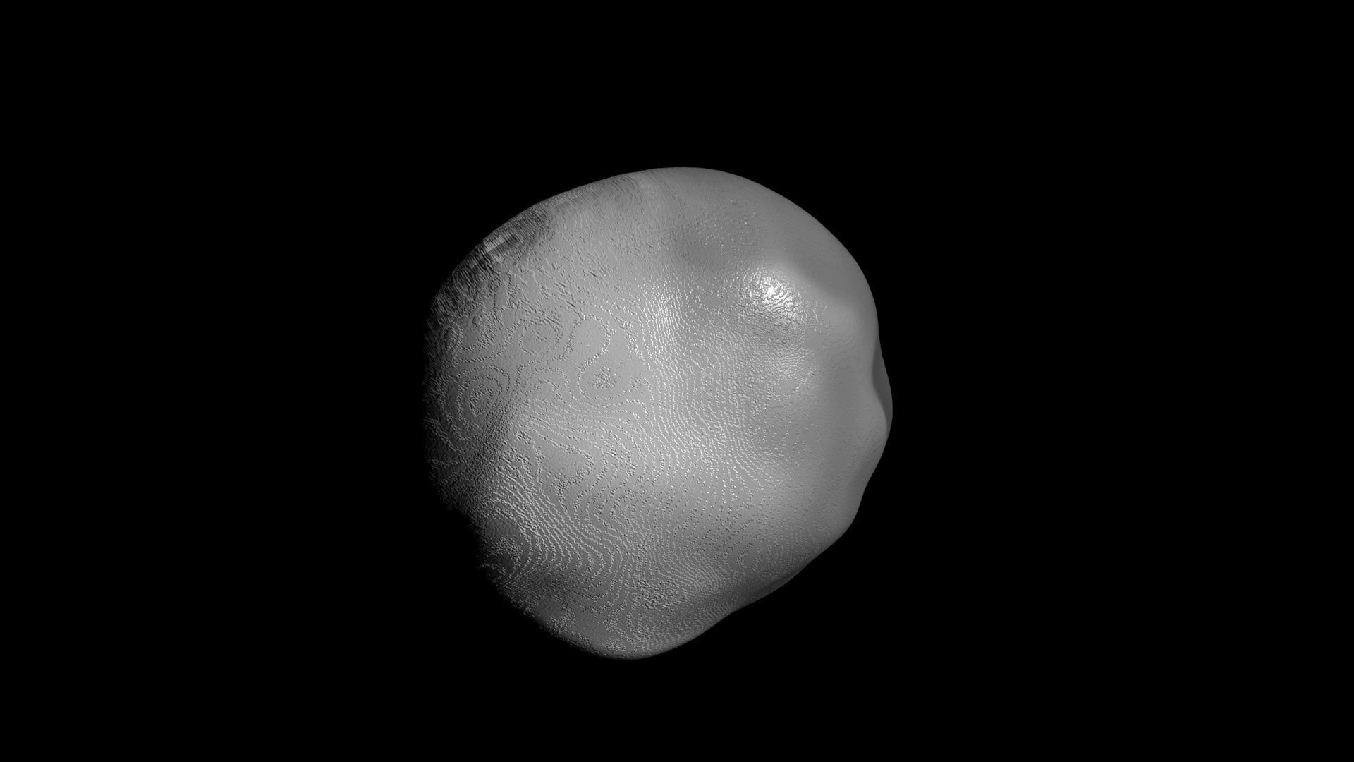 Hygiea Rock 3D model_3