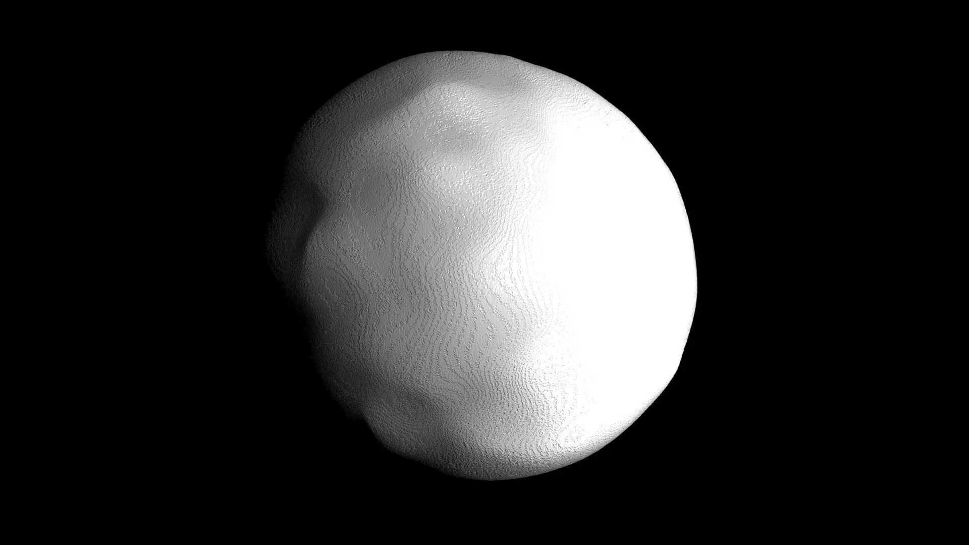 Hygiea Rock 3D model_0