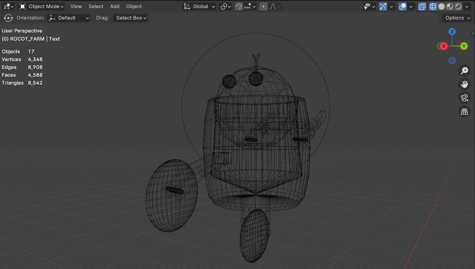 Evironny  model 001 Low-poly 3D model_1