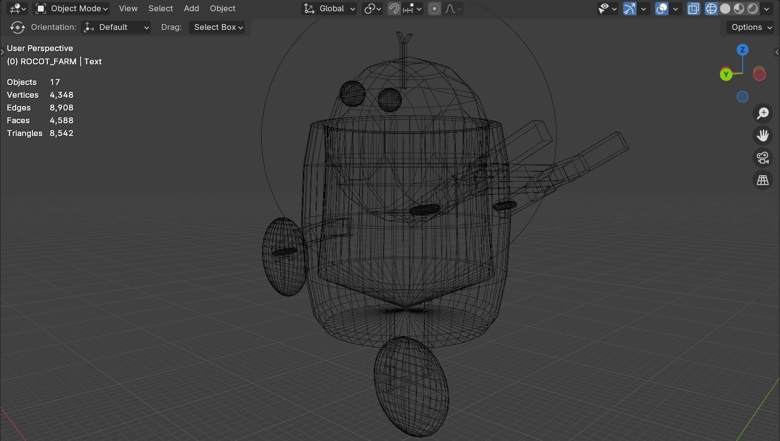 Evironny  model 001 Low-poly 3D model_2