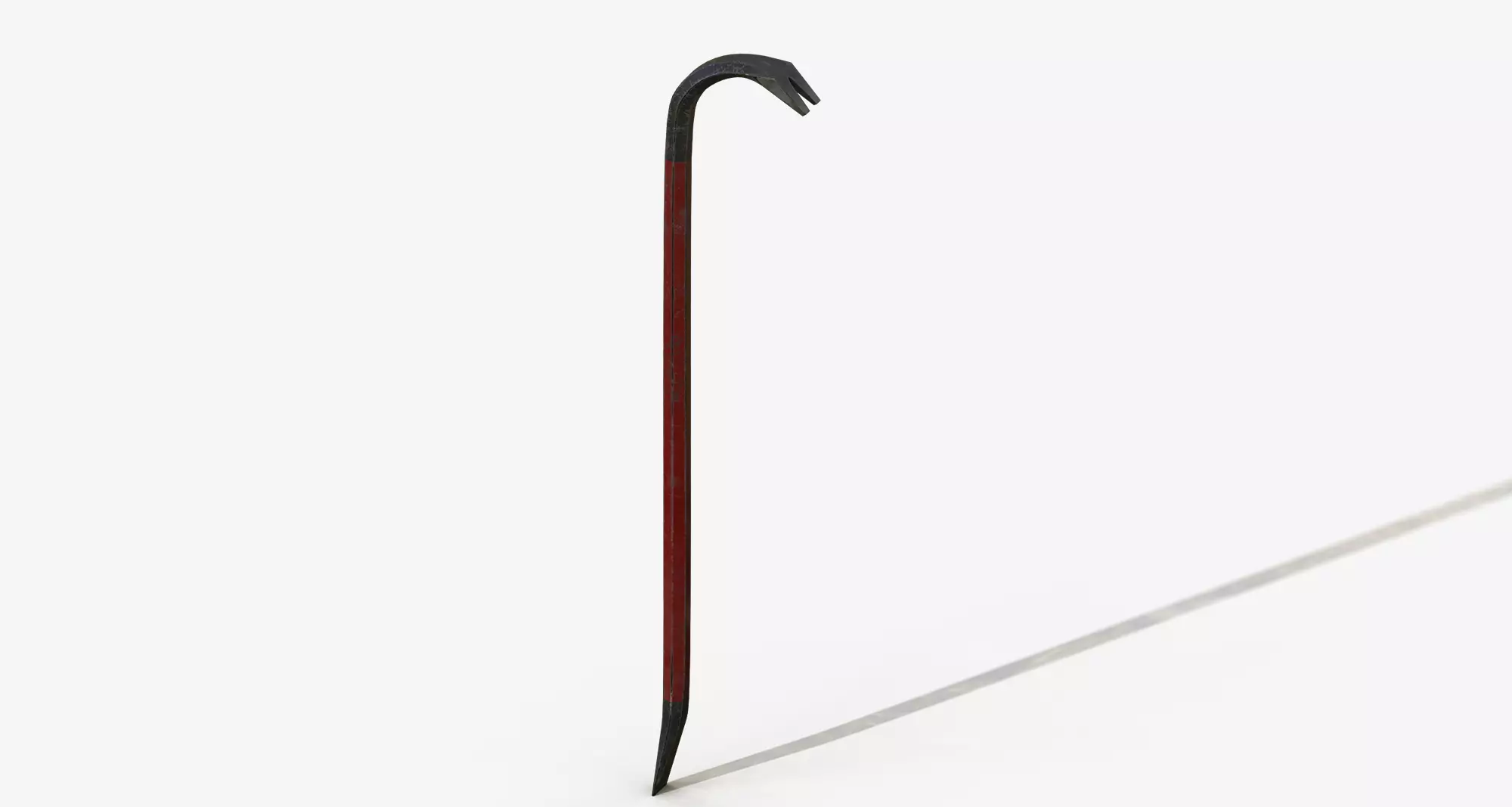 Classic Crowbar Low-poly 3D model_0