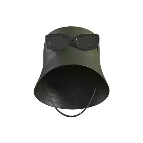 Bucket with Sunglasses