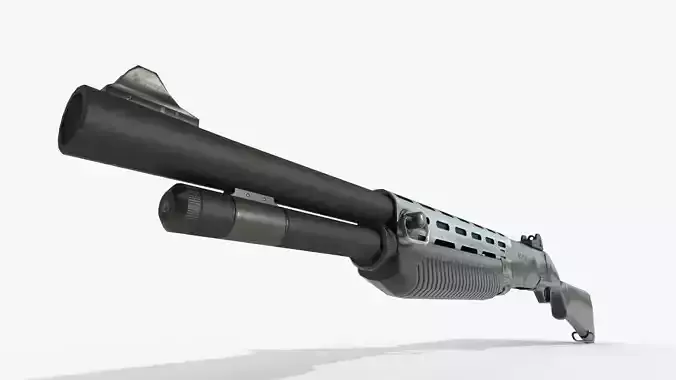 SG SHOTGUN Low-poly 3D model Low-poly 3D model Low-poly 3D model