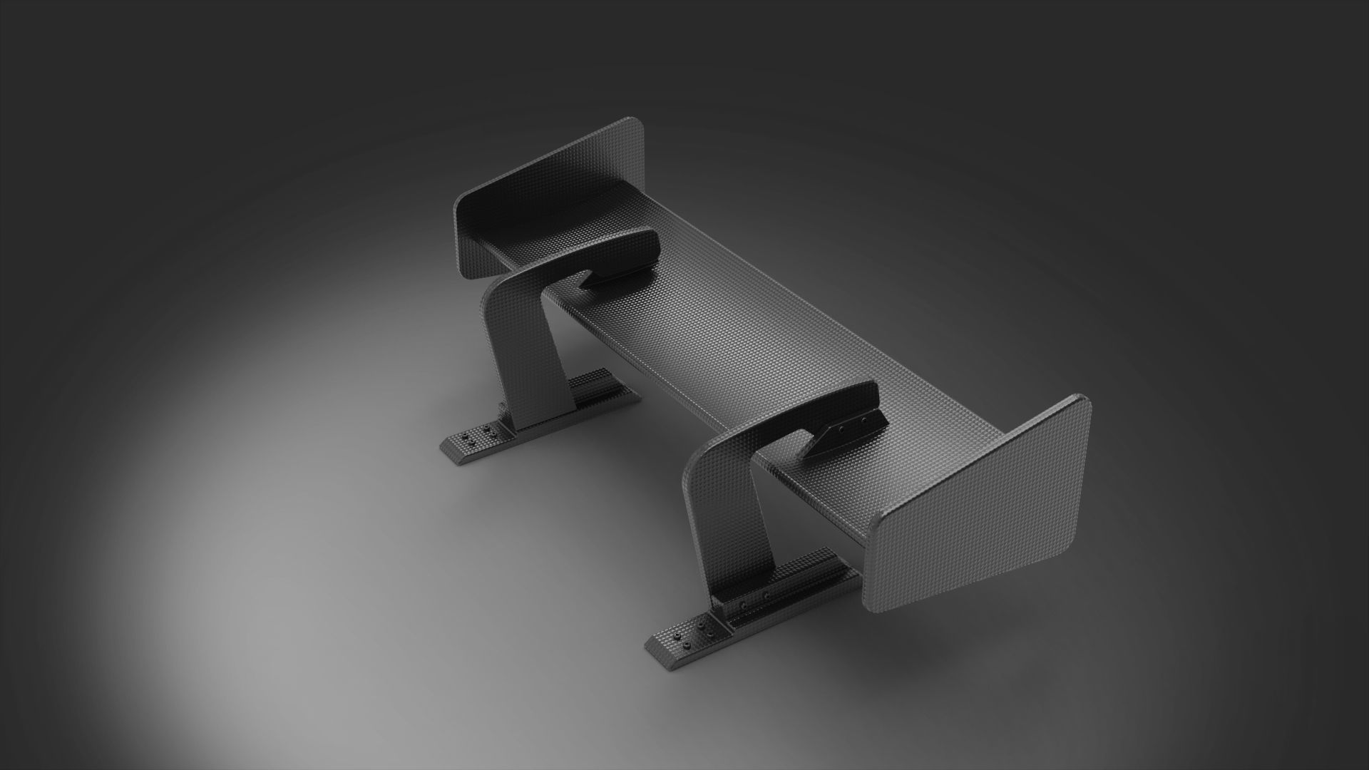 Spoiler bodykit auto 3D model_1