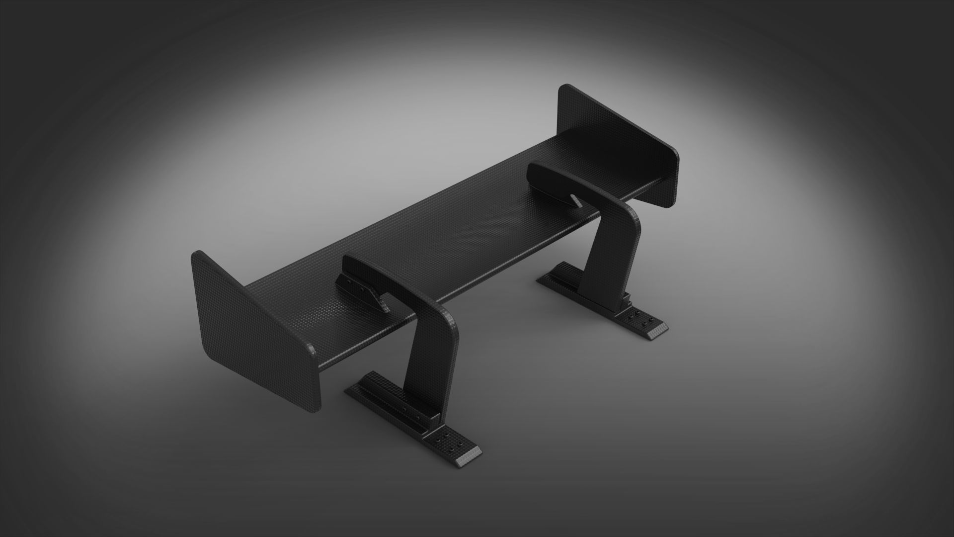 Spoiler bodykit auto 3D model_3