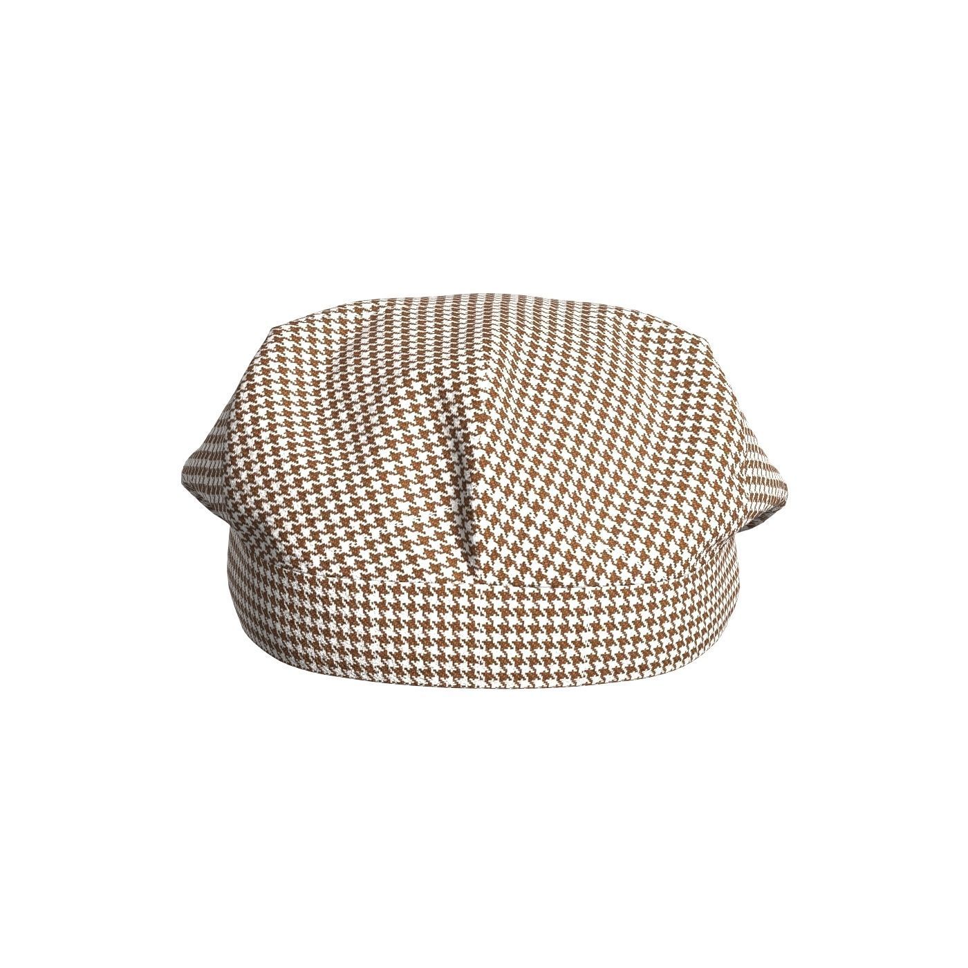 Flat Cap 3D model_4