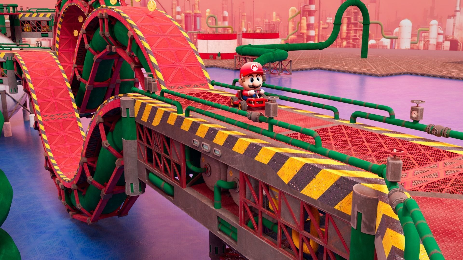 Pipe World -Modular Low-poly 3D model_7