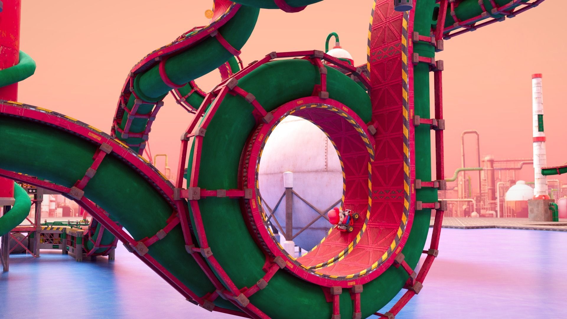 Pipe World -Modular Low-poly 3D model_6