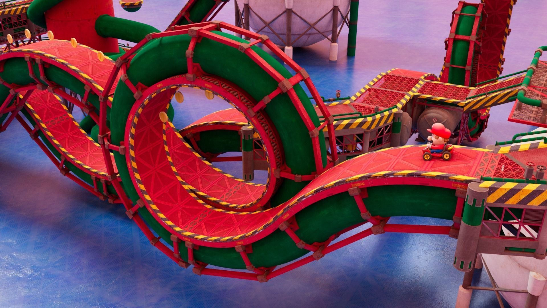 Pipe World -Modular Low-poly 3D model_2