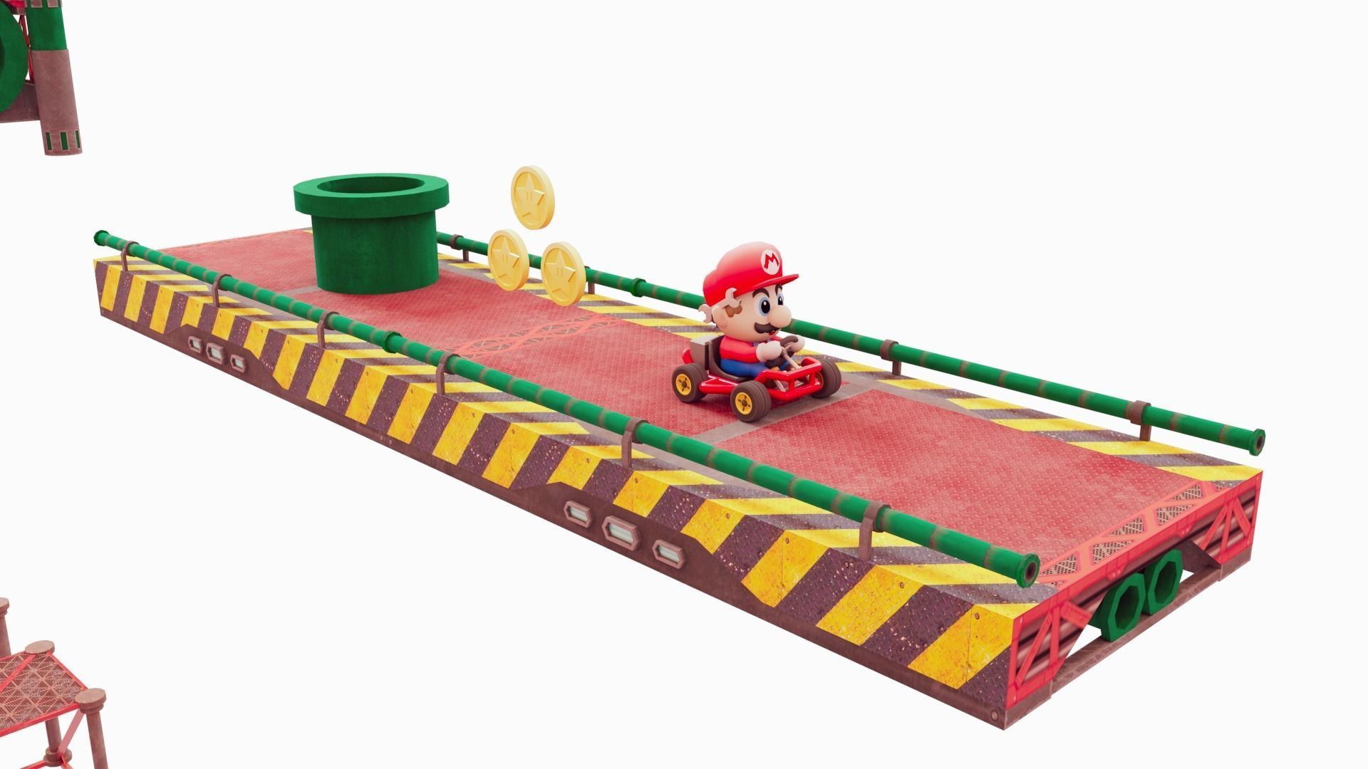 Pipe World -Modular Low-poly 3D model_11