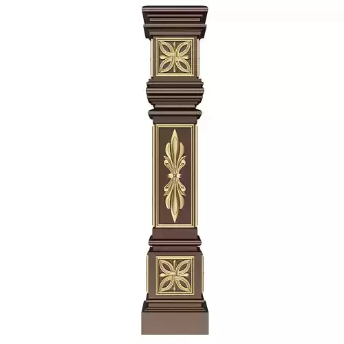 Stair Baluster 05 Red