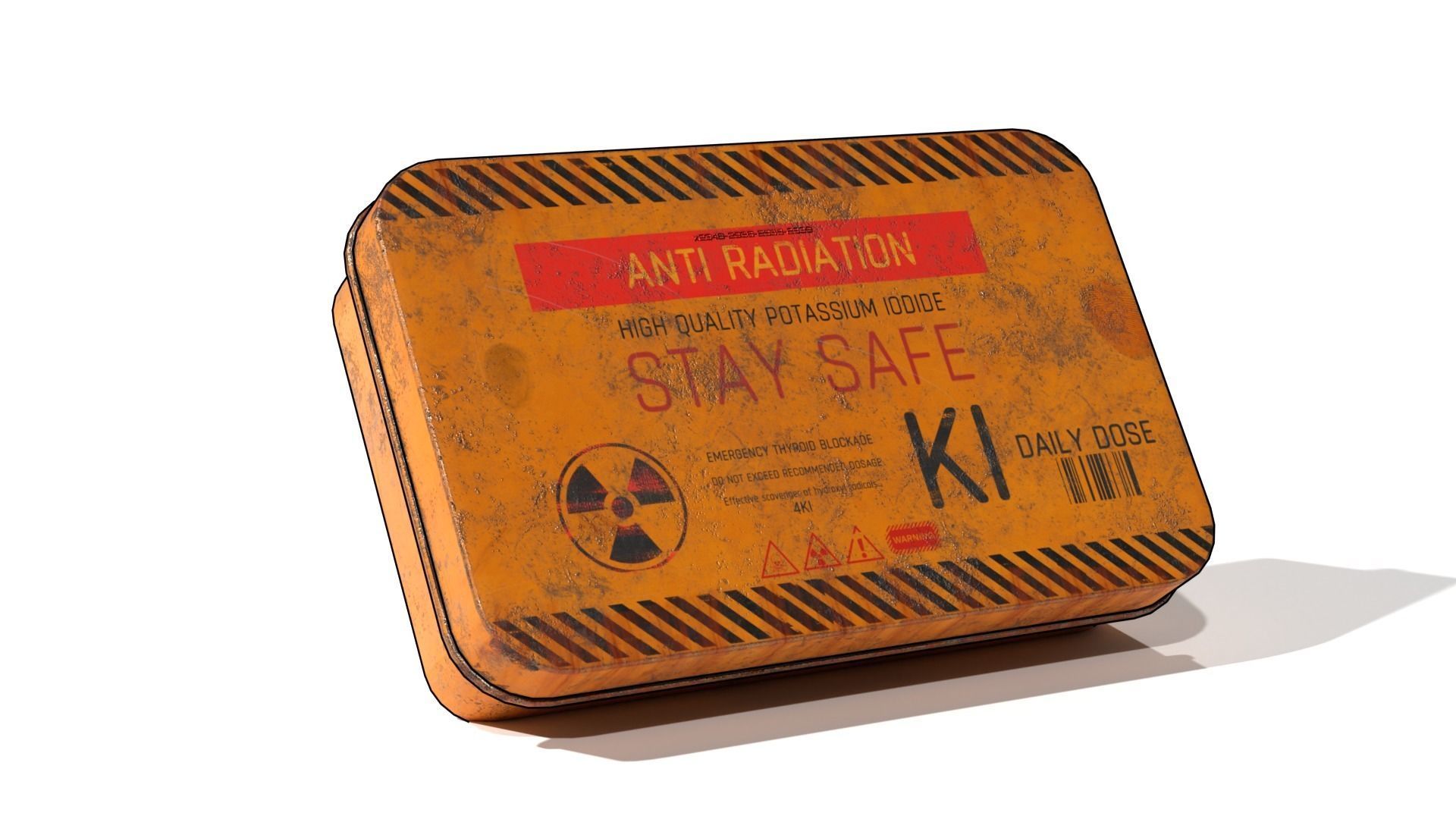 3D model Anti Radiation Meds VR / AR / low-poly | CGTrader