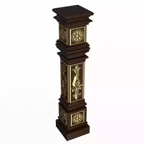 Stair Baluster 06 Red