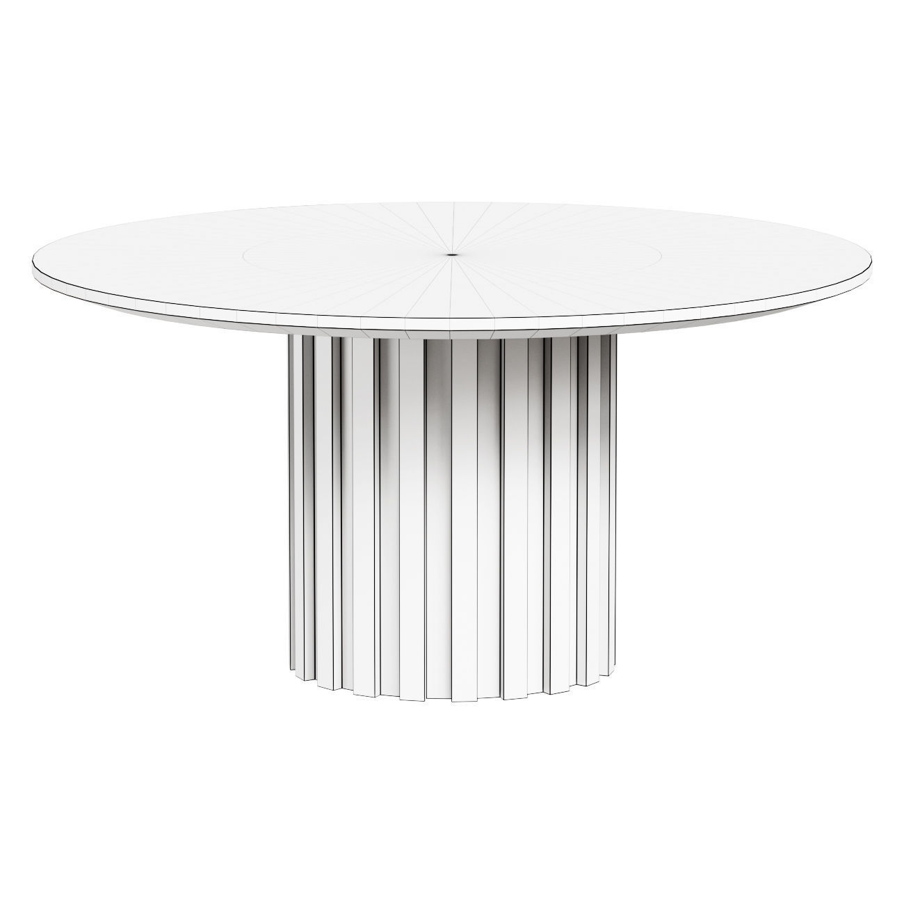 Roob look dining table 3D model_1