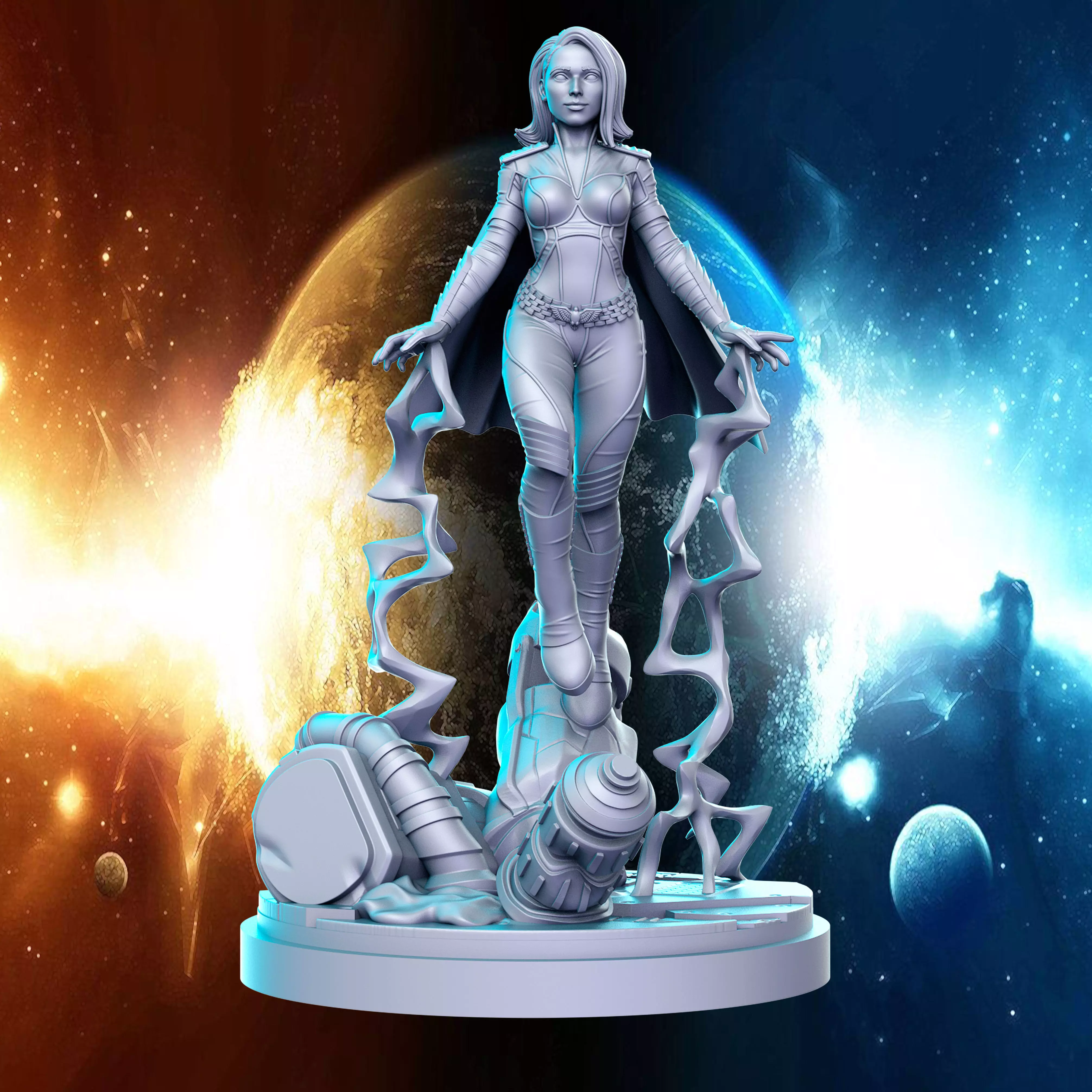 Stormfront Liberty The boys comics Super Hero 32mm Pre-supported 3D print model