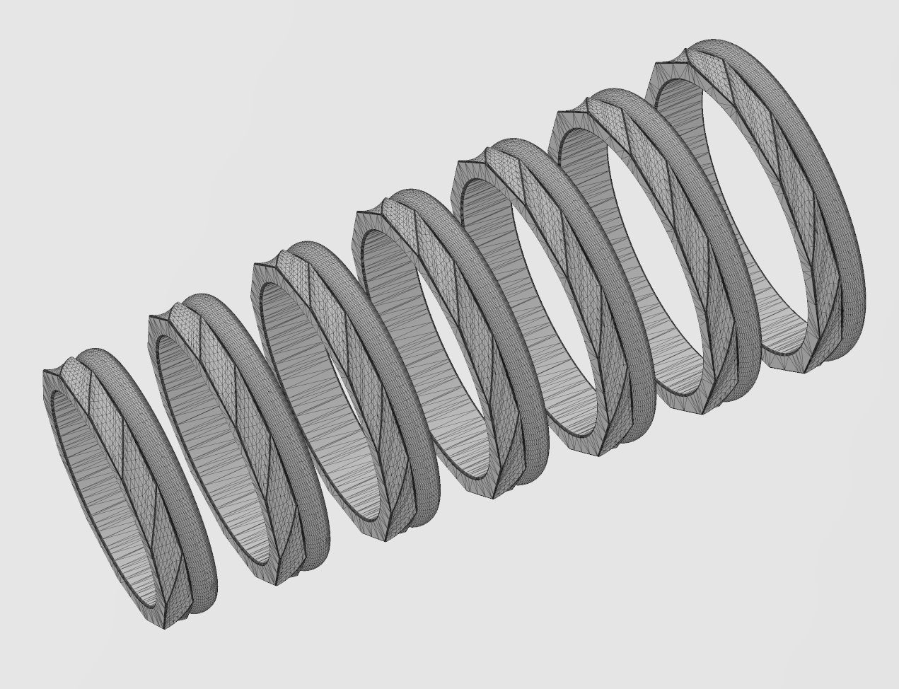 Round and twisted simple band Us sizes 5to11 3D print model_13