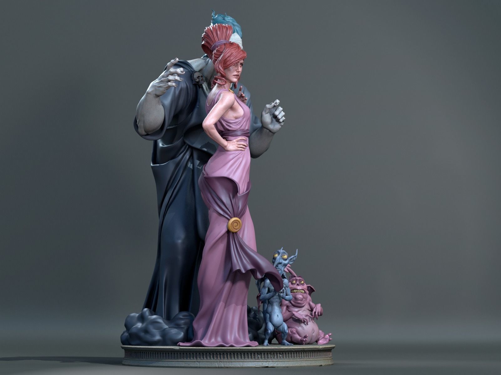 Hades and Megara 3D Print 3D print model_4