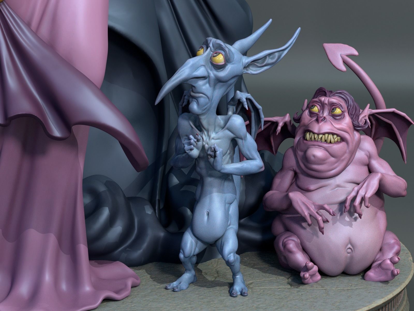 Hades and Megara 3D Print 3D print model_2