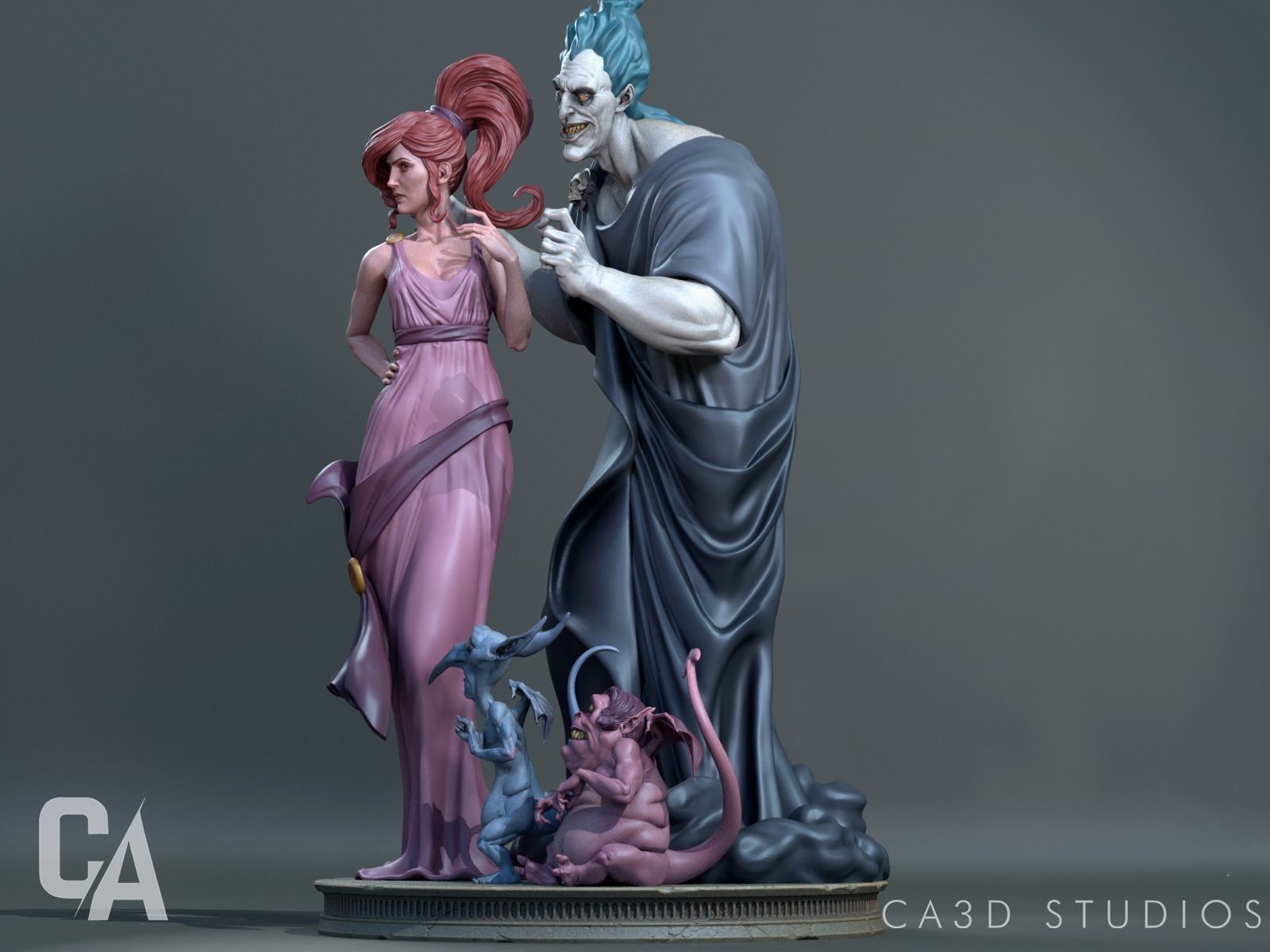 Hades and Megara 3D Print 3D print model_6