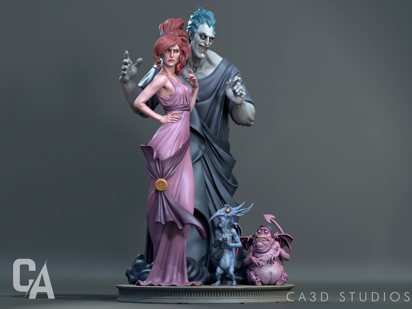 Hades and Megara 3D Print 3D print model_7