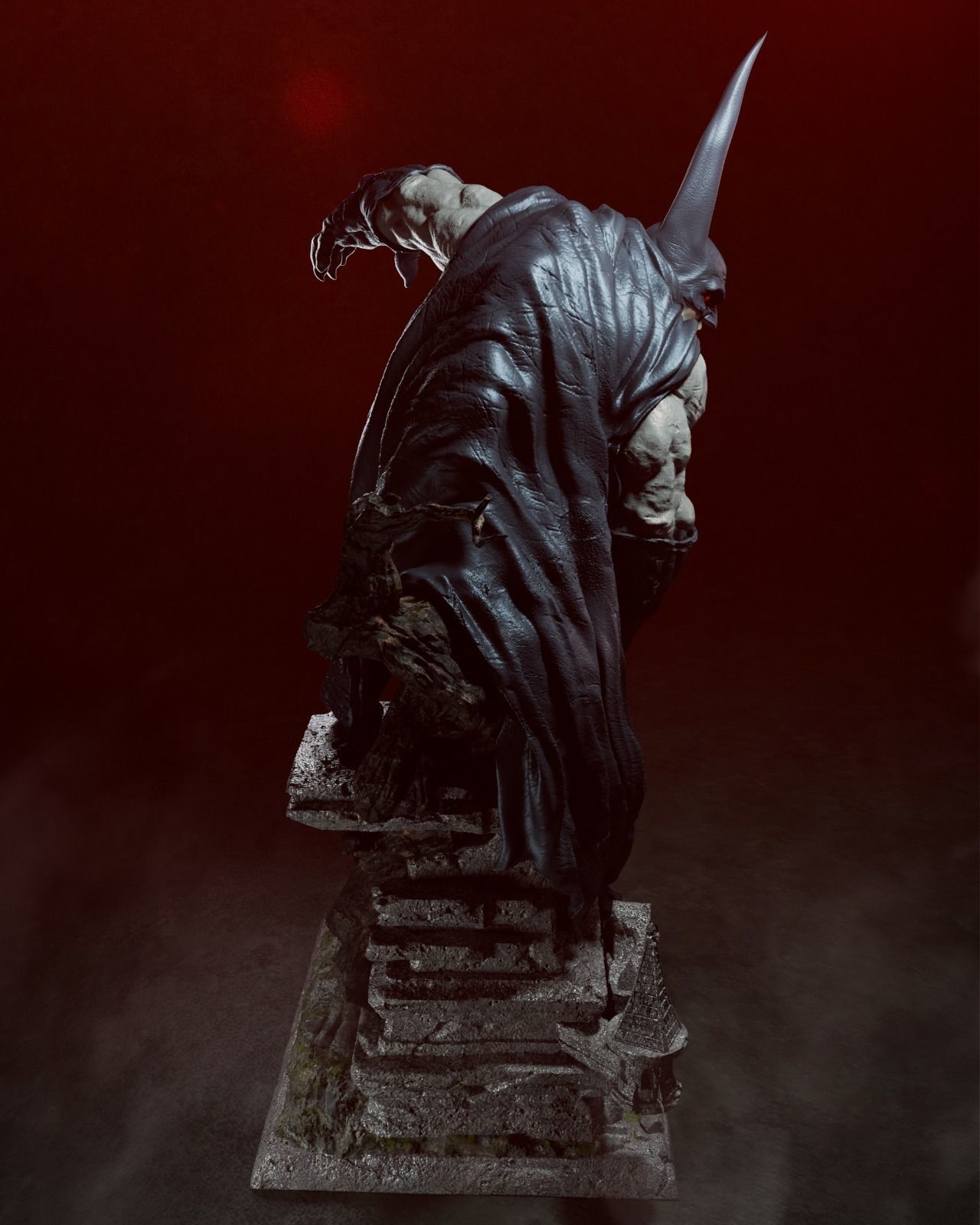Batman Vampire 3D Print 3D print model_4