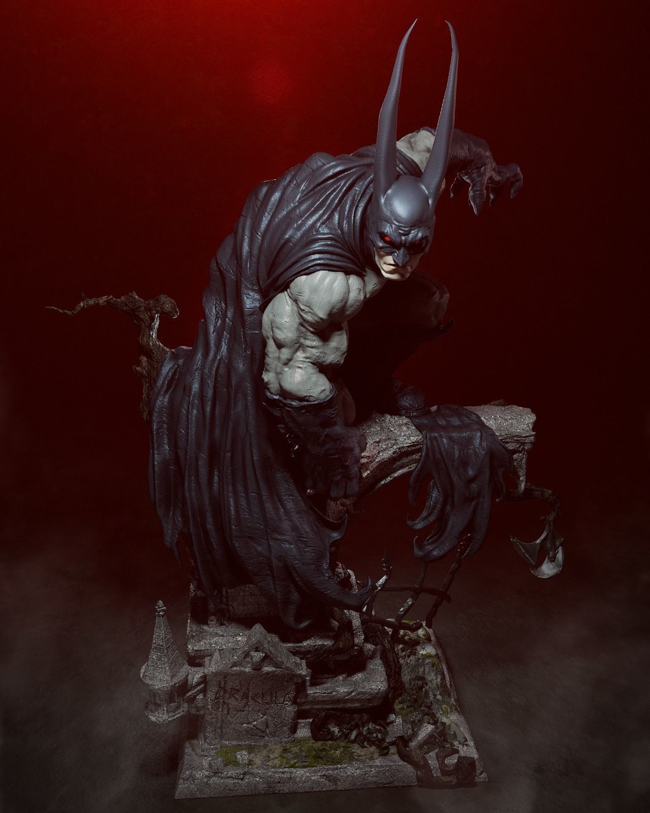 Batman Vampire 3D Print 3D print model_1