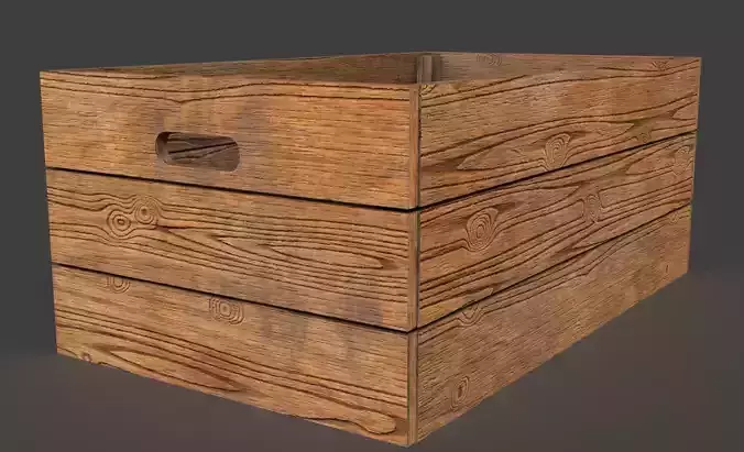 wooden crate