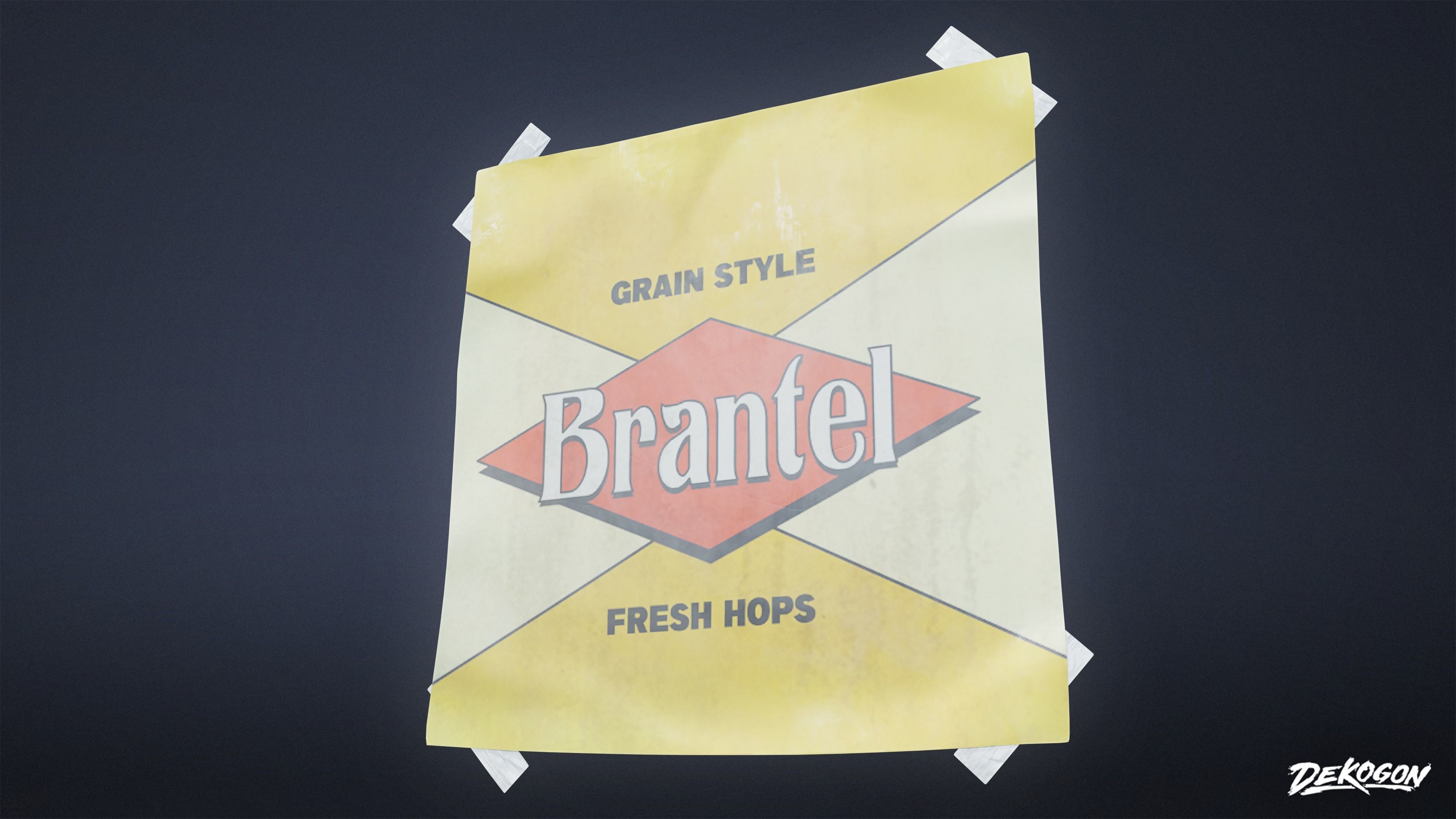 SUBURBS - Advertisements 01 - LOW POLY AND NANITE Low-poly 3D model_16