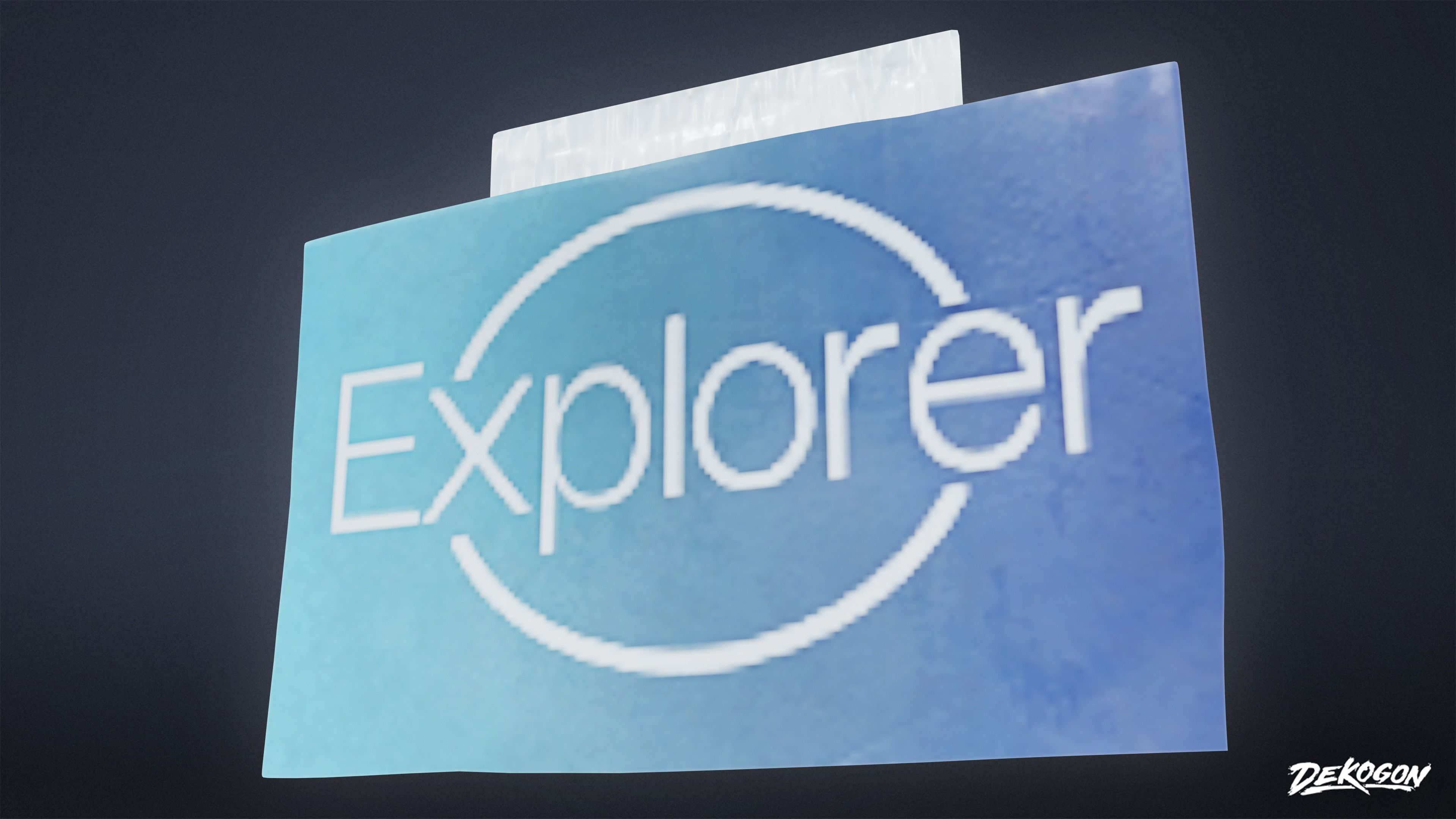 SUBURBS - Advertisements 01 - LOW POLY AND NANITE Low-poly 3D model_21