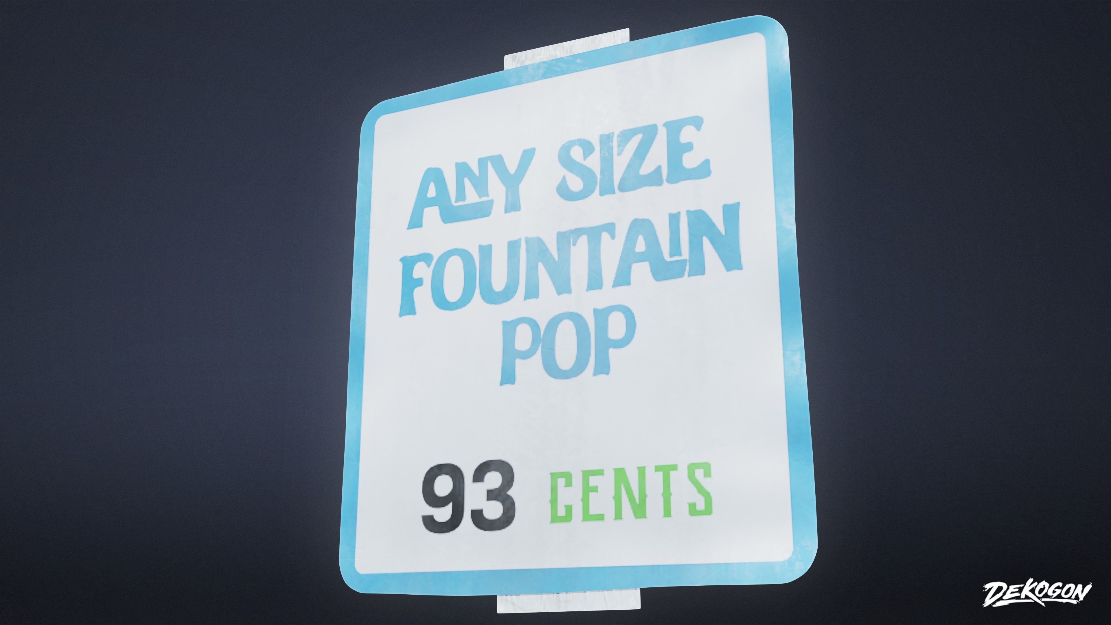 SUBURBS - Advertisements 01 - LOW POLY AND NANITE Low-poly 3D model_14