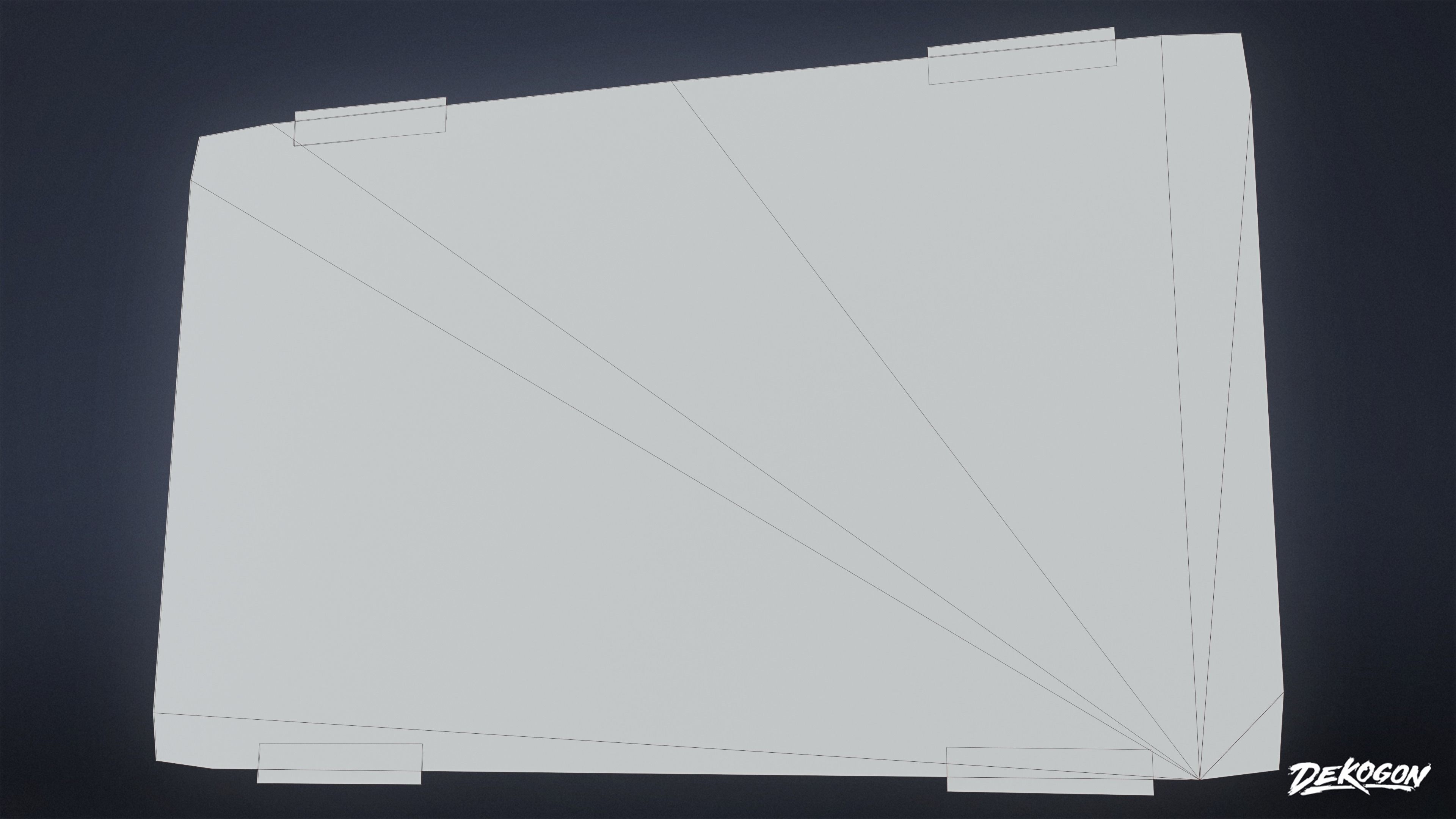 SUBURBS - Advertisements 01 - LOW POLY AND NANITE Low-poly 3D model_32