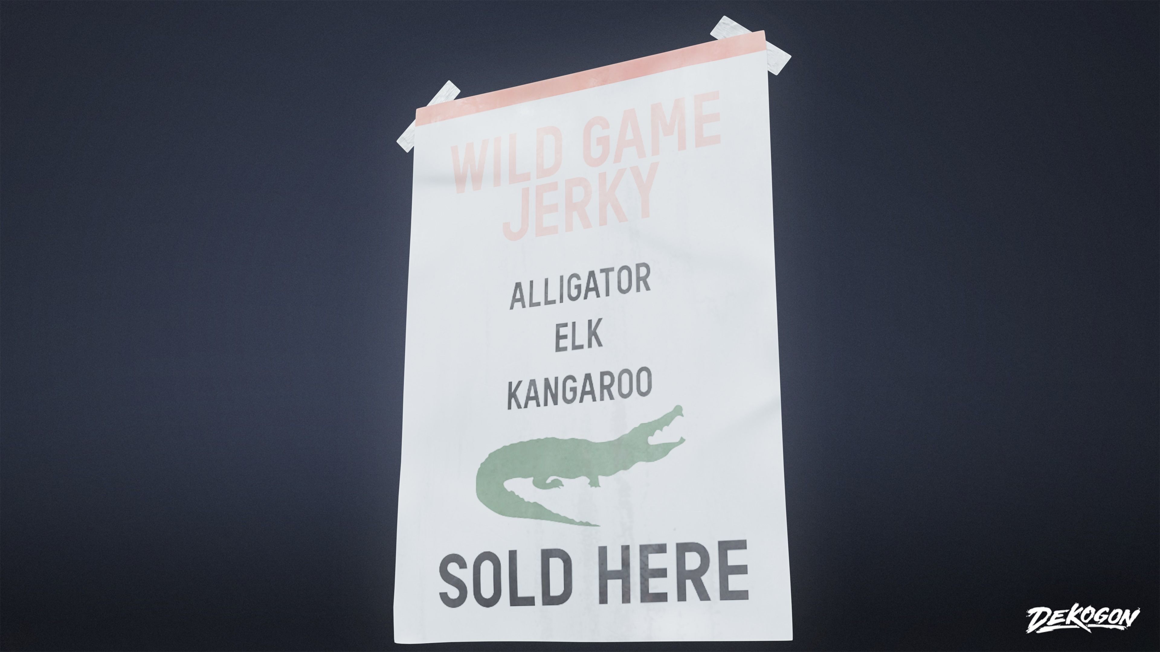 SUBURBS - Advertisements 01 - LOW POLY AND NANITE Low-poly 3D model_11