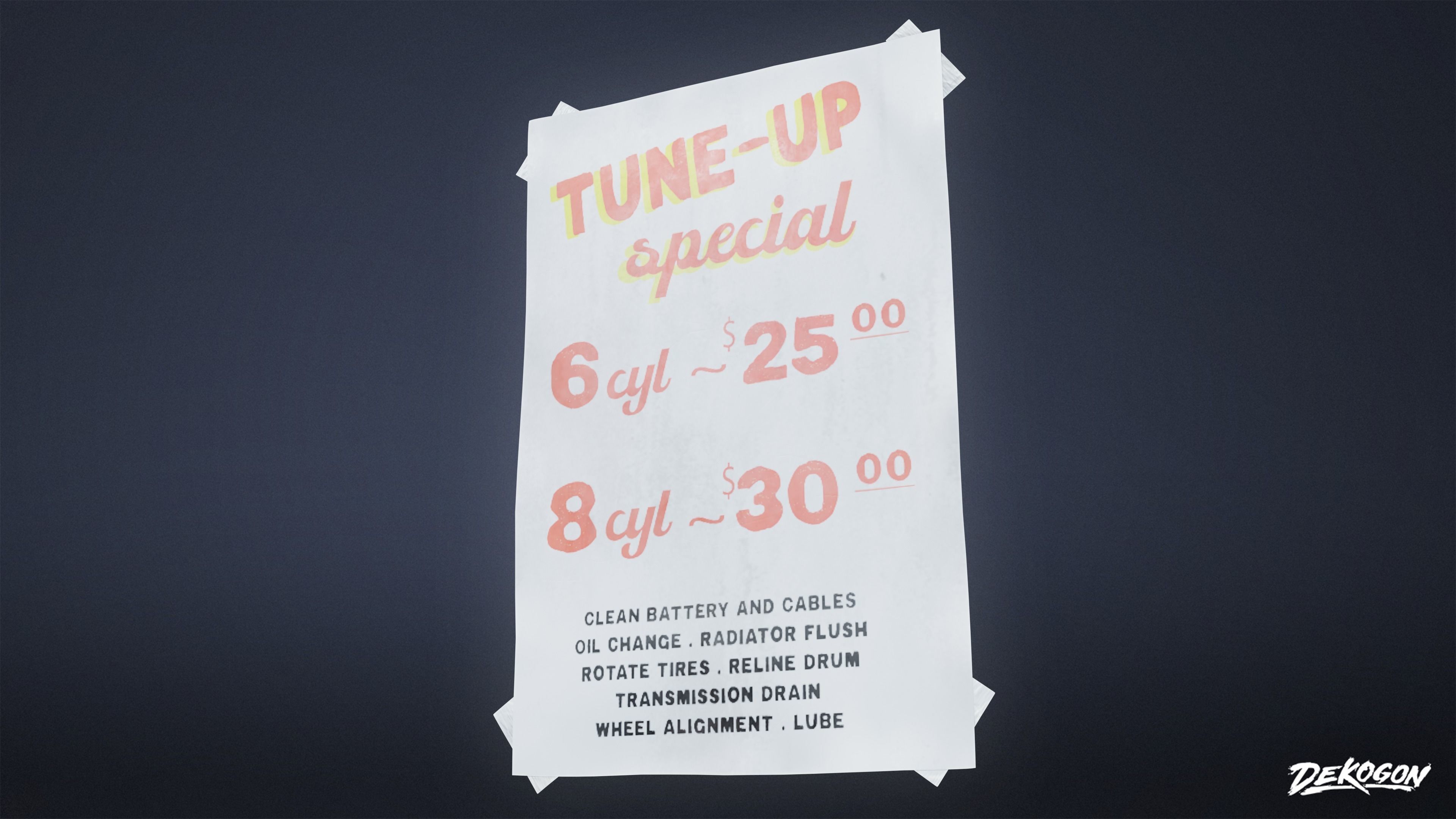 SUBURBS - Advertisements 01 - LOW POLY AND NANITE Low-poly 3D model_10