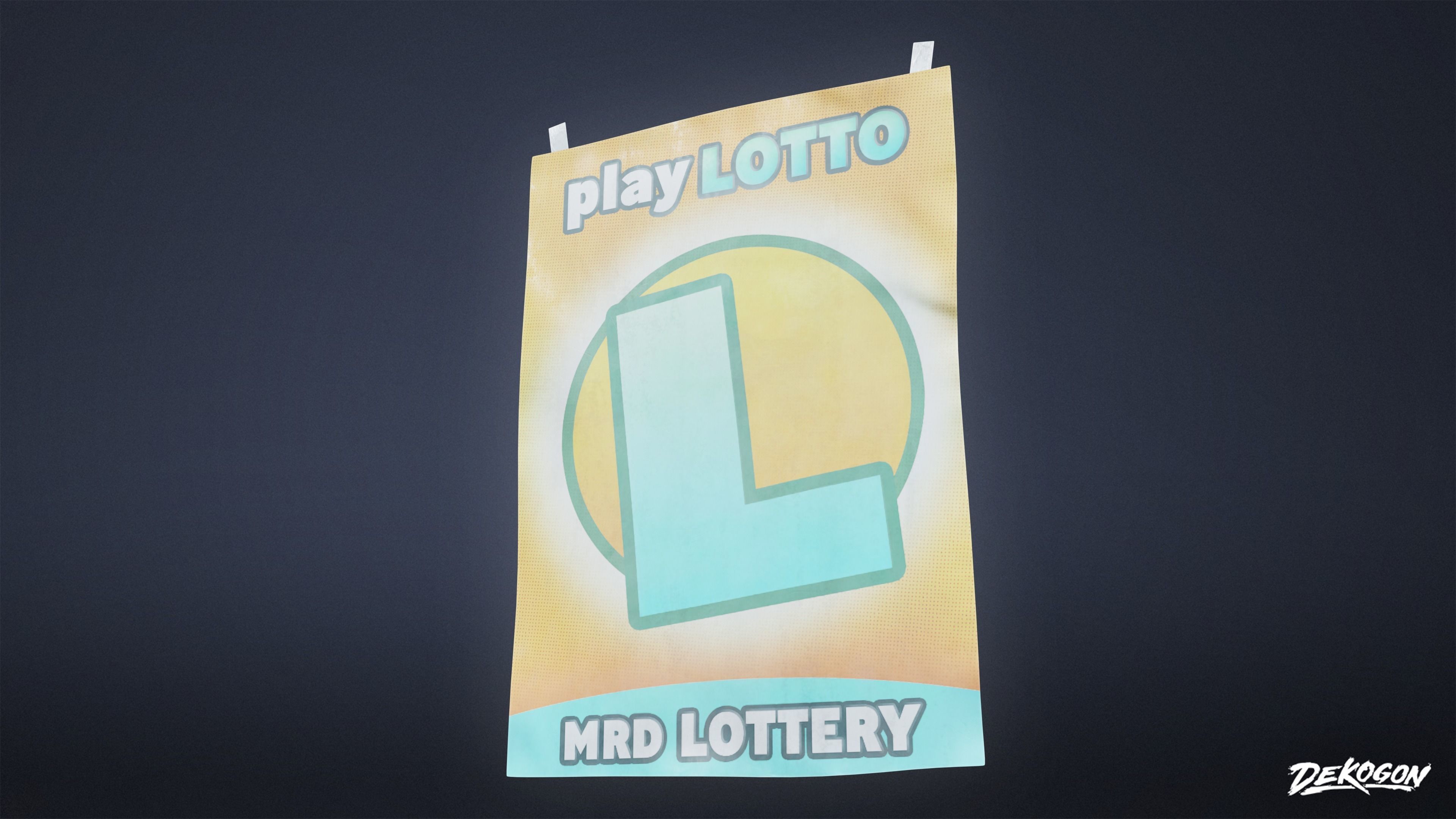 SUBURBS - Advertisements 01 - LOW POLY AND NANITE Low-poly 3D model_12