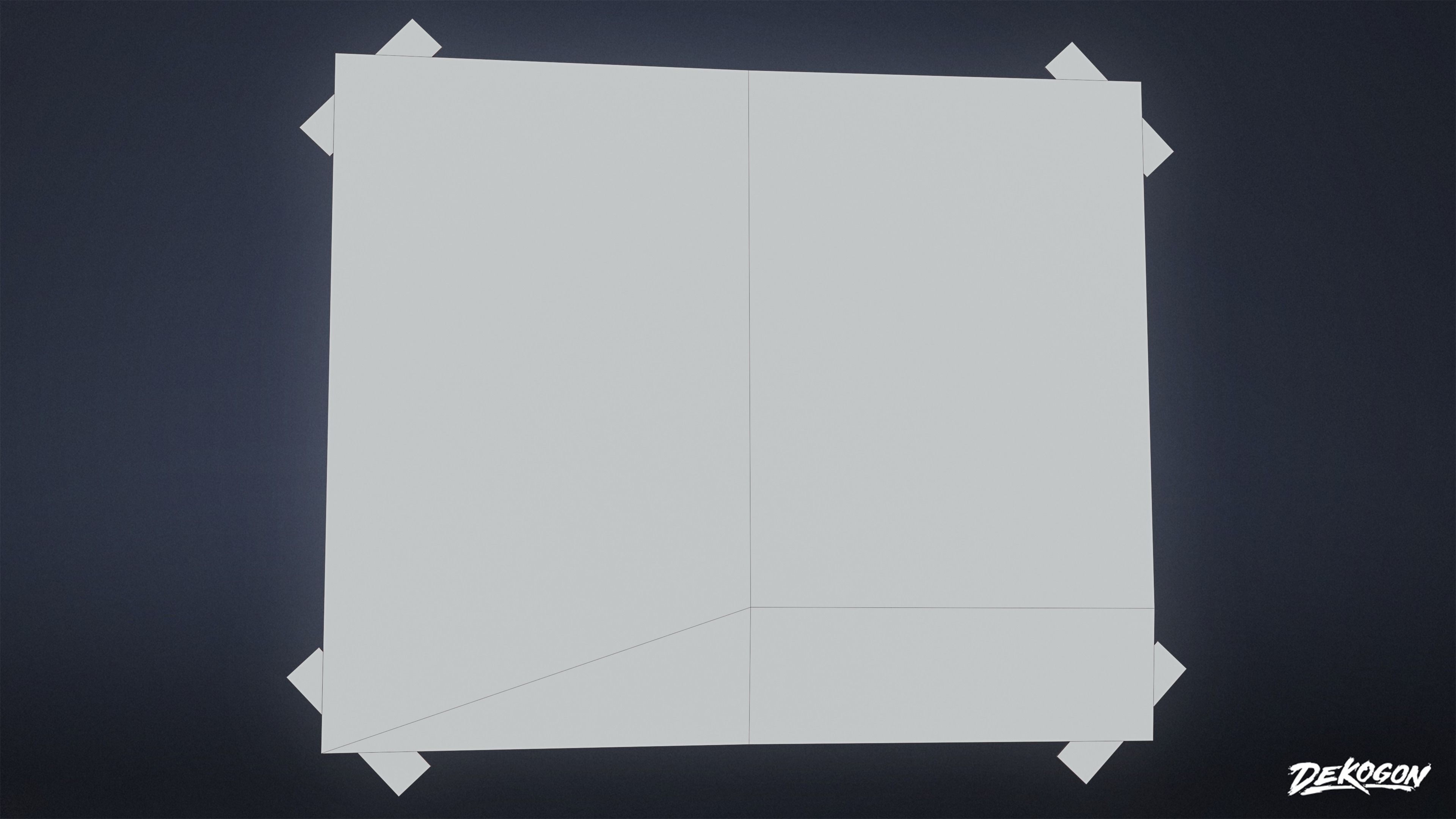 SUBURBS - Advertisements 01 - LOW POLY AND NANITE Low-poly 3D model_31