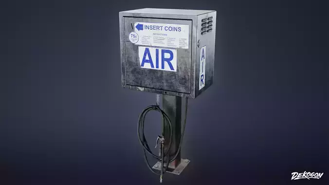 SUBURBS - Air Pumps 01 - LOW POLY AND NANITE