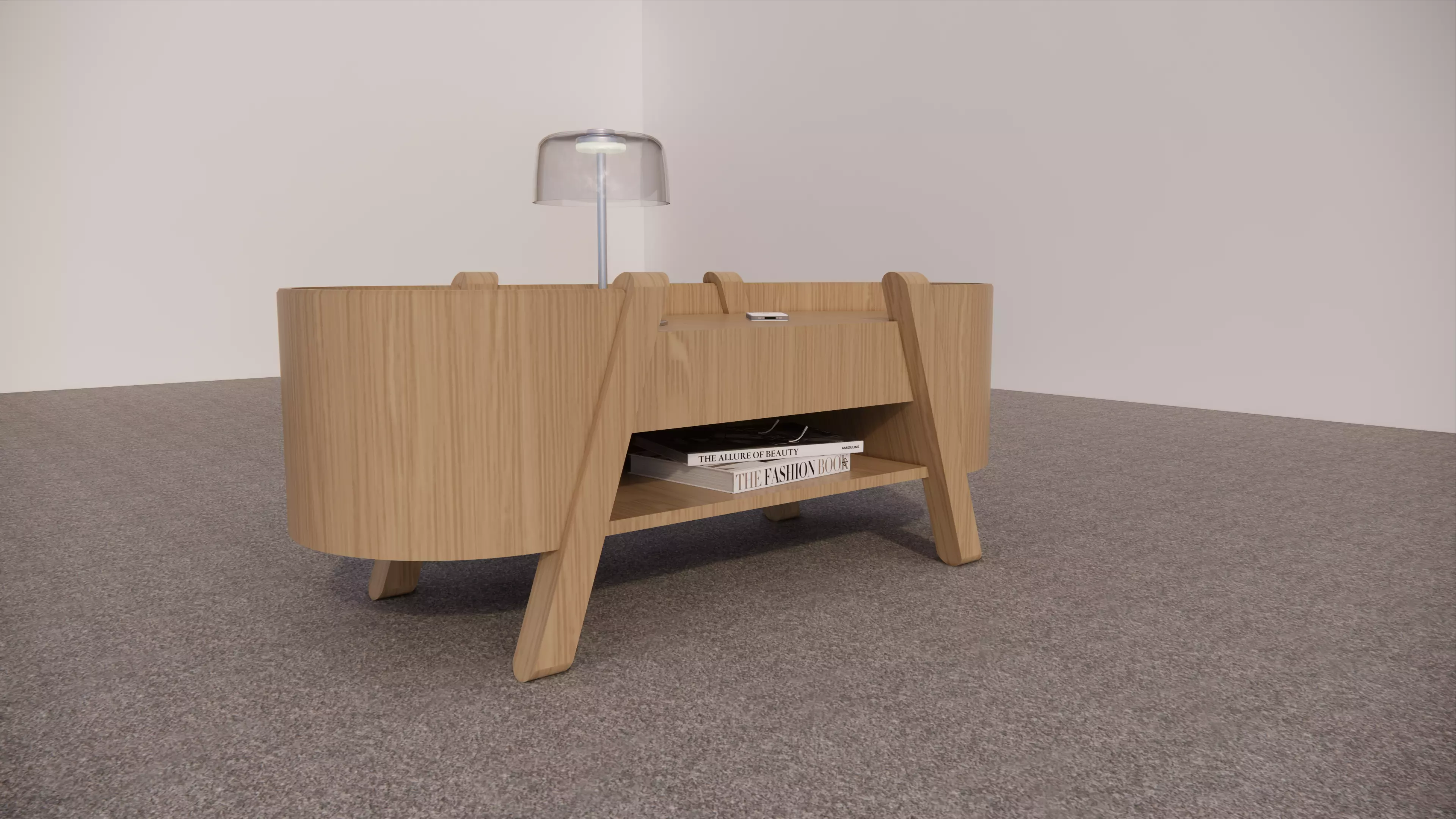 sideboard Free 3D model_0