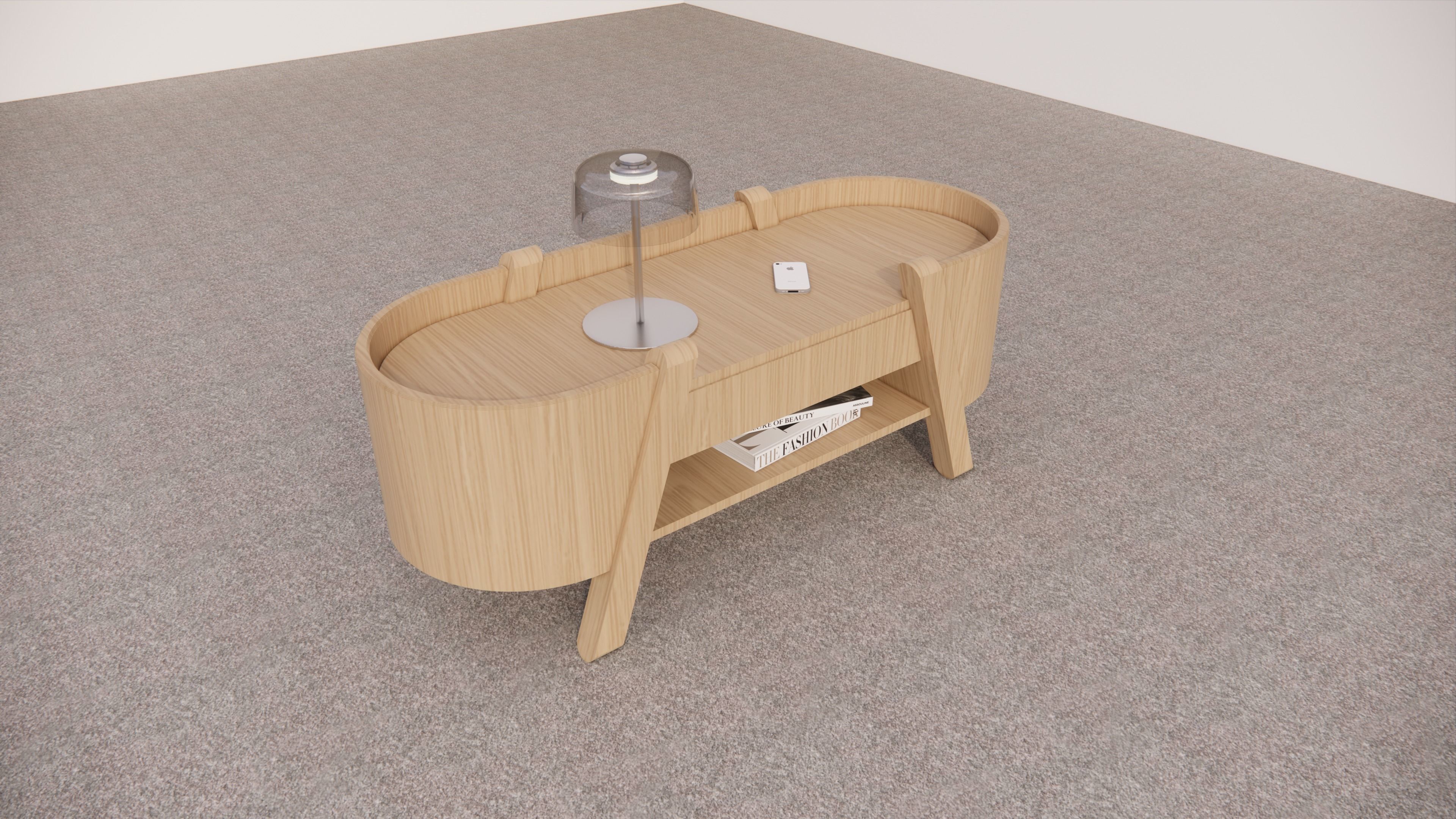 sideboard Free 3D model_1