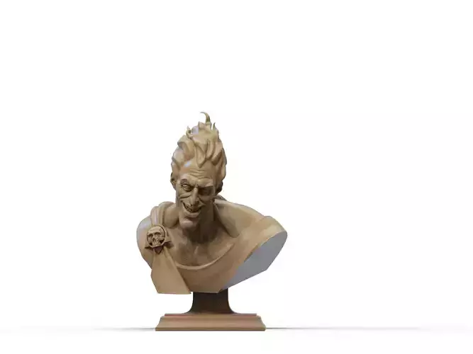Hades Bust 3D Print 3D print model
